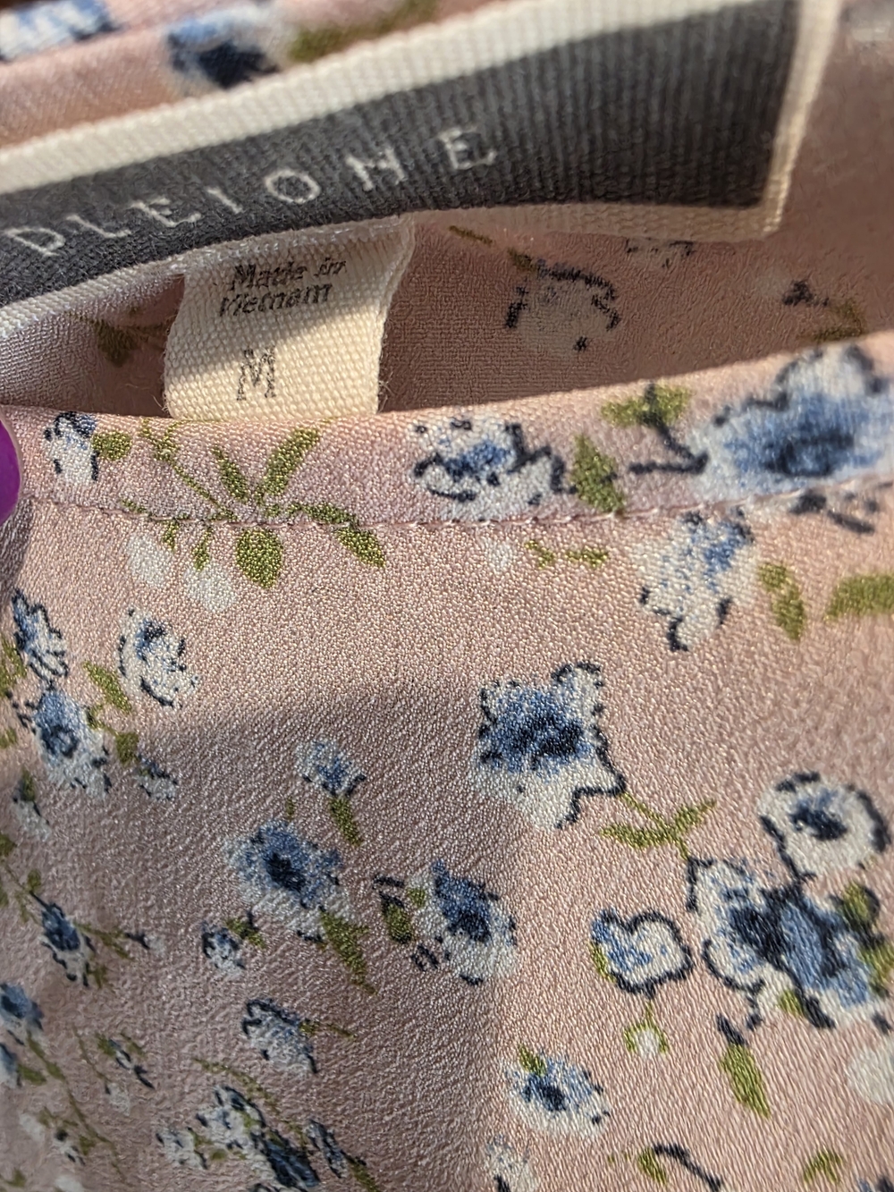Pleione Pink Floral Long-Sleeve Blouse - Picture 5 of 7